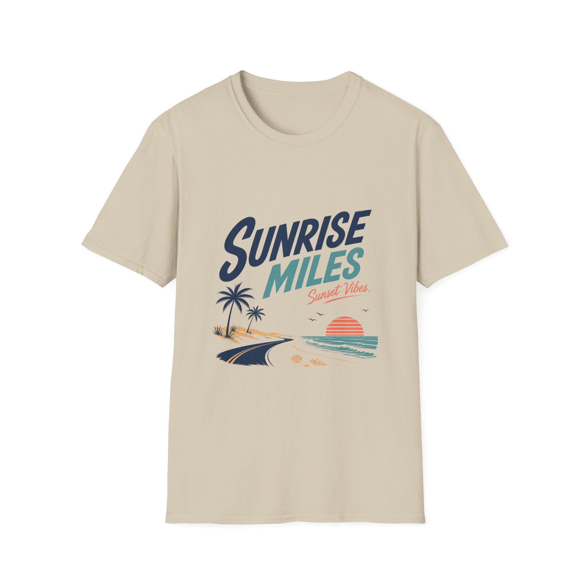 Sunrise Miles, Sunset Vibes Roadtrip T-Shirt