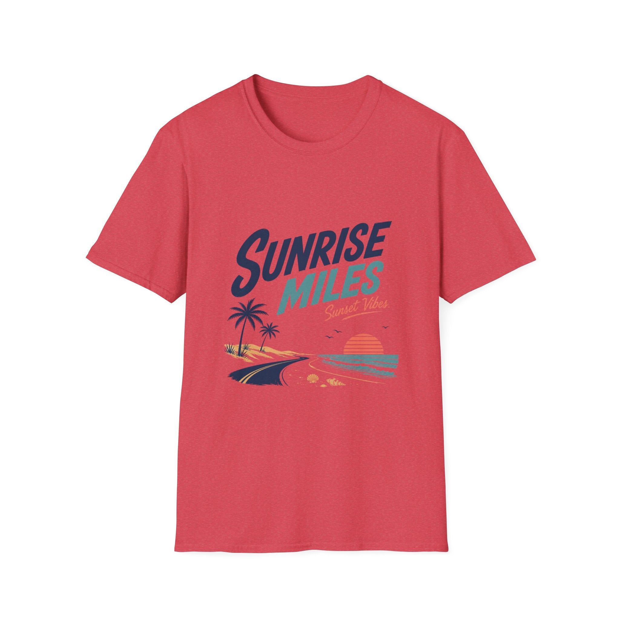 Sunrise Miles, Sunset Vibes Roadtrip T-Shirt