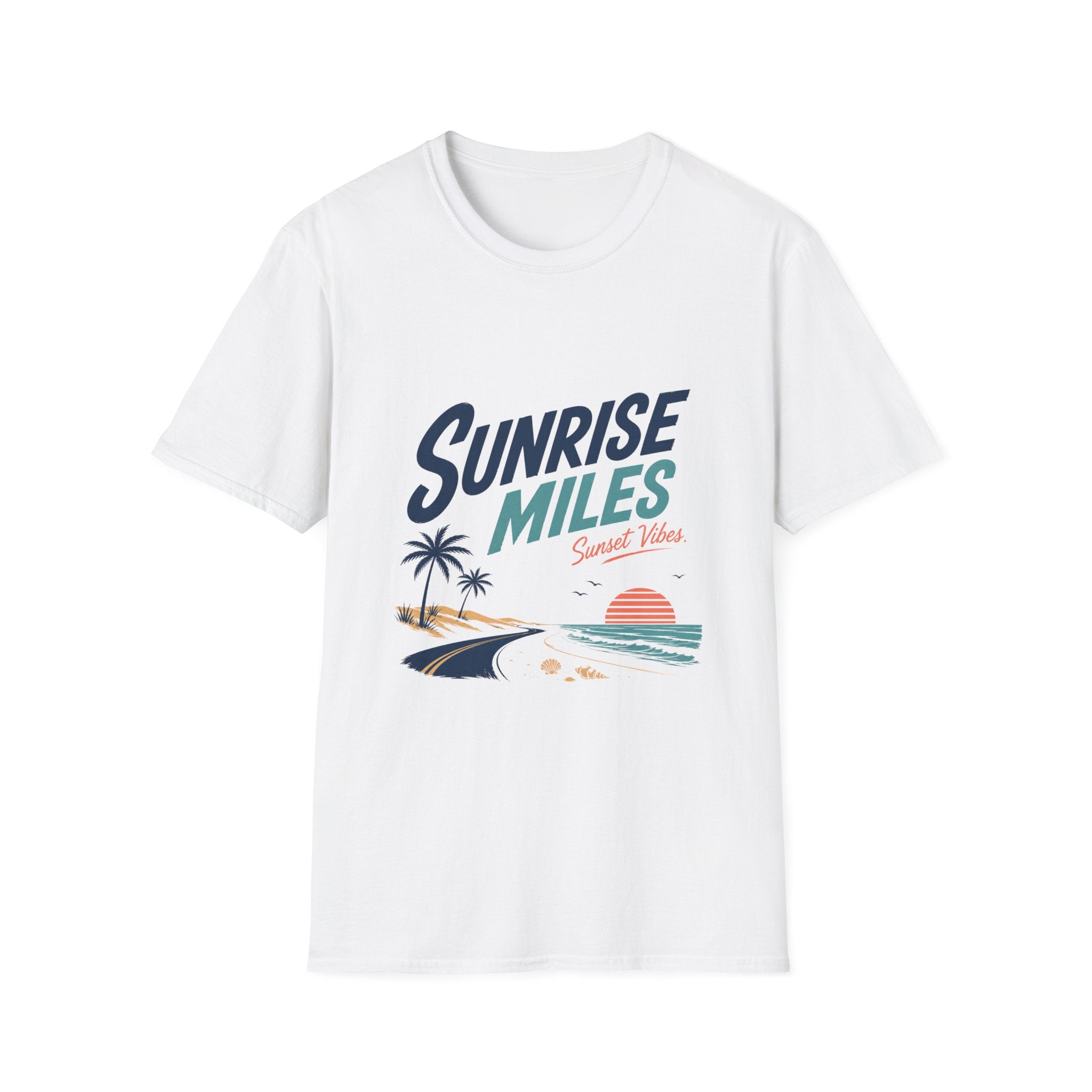 Sunrise Miles, Sunset Vibes Roadtrip T-Shirt