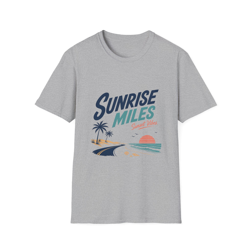 Sunrise Miles, Sunset Vibes Roadtrip T-Shirt