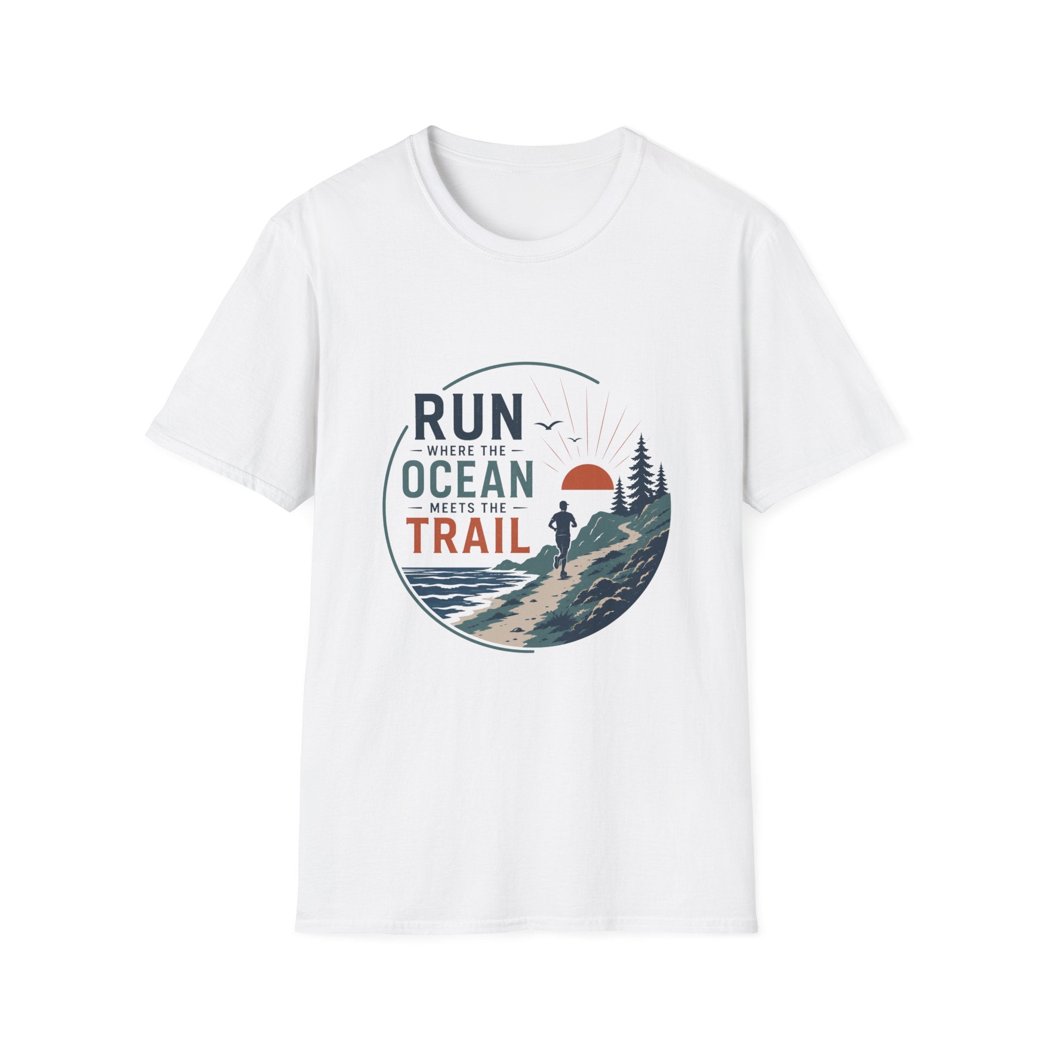 Run Where The Ocean Meets The Trail T-Shirt