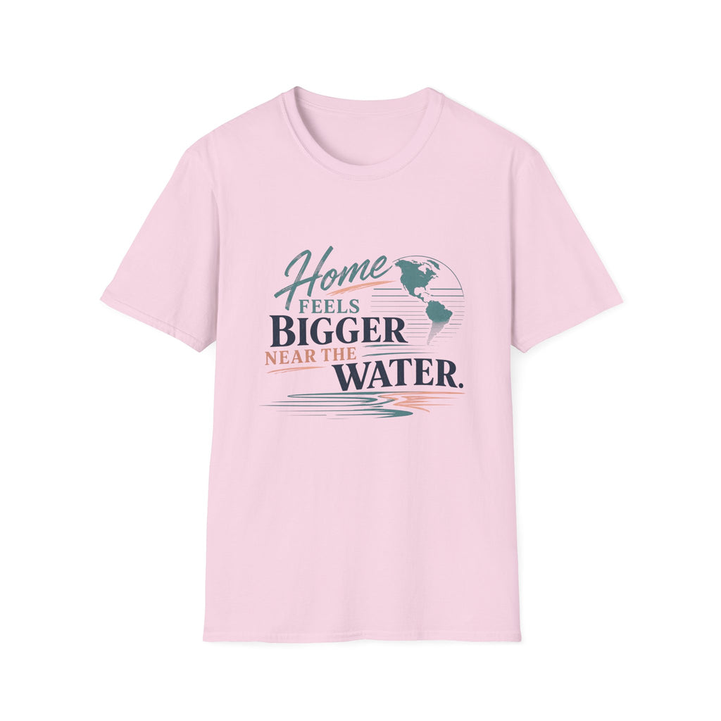 Home Feels Bigger Near The Water T-Shirt