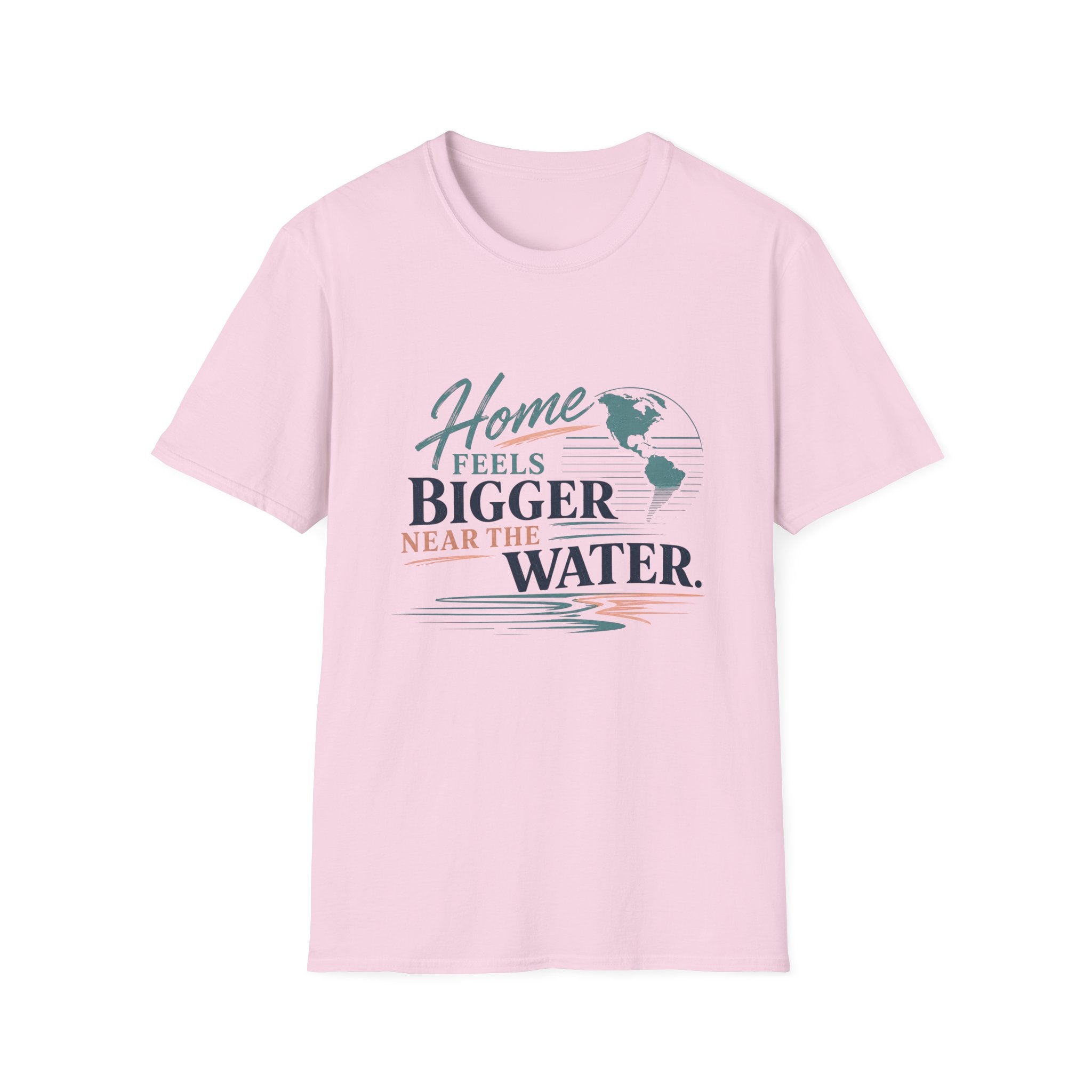 Home Feels Bigger Near The Water T-Shirt