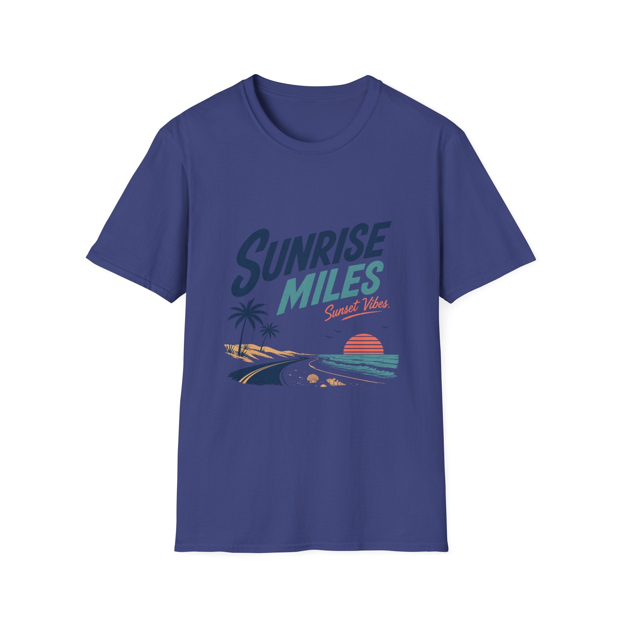 Sunrise Miles, Sunset Vibes Roadtrip T-Shirt