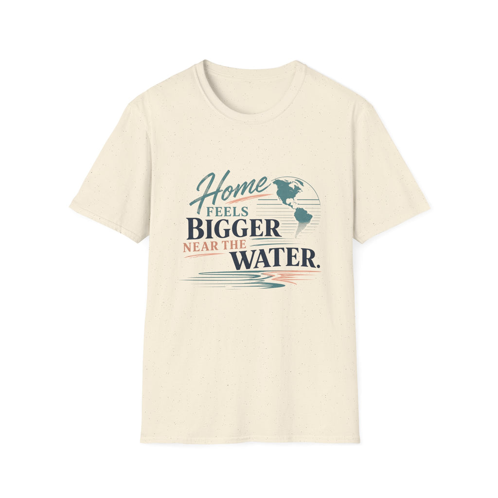 Home Feels Bigger Near The Water T-Shirt
