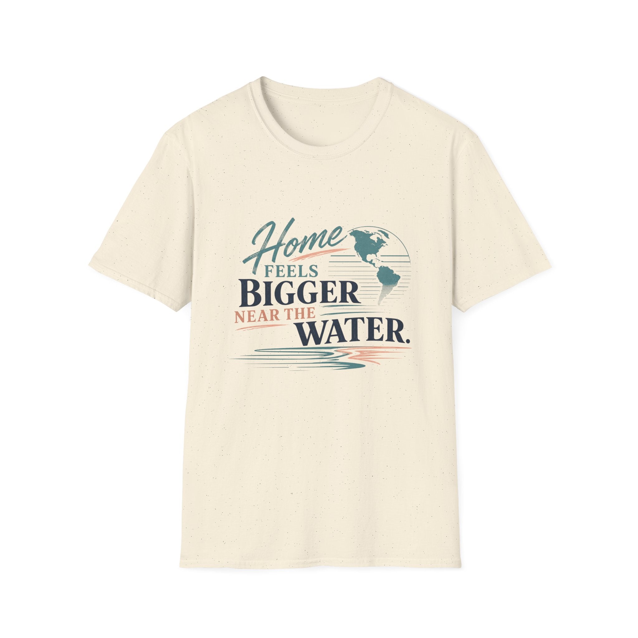 Home Feels Bigger Near The Water T-Shirt